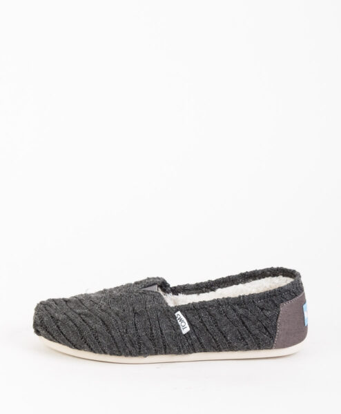 TOMS Women Espadrillas 8929 CLASSIC CABLE KNIT, Forged Iron Gray 59.99