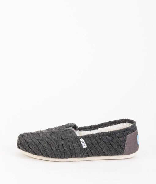 TOMS Women Espadrillas 8929 CLASSIC CABLE KNIT, Forged Iron Gray 59.99