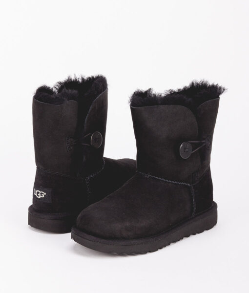 UGG Kids Ankle Boots 1017400K BAILEY BUTTON II, Black 1