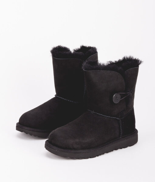 UGG Kids Ankle Boots 1017400K BAILEY BUTTON II, Black 2