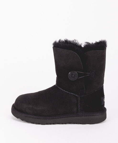 UGG Kids Ankle Boots 1017400K BAILEY BUTTON II, Black