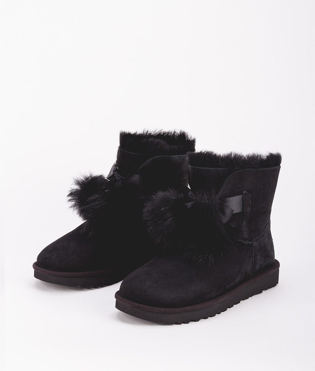 Ugg gita clearance pom pom black