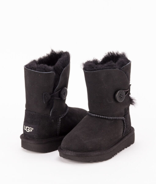 UGG Toddlers Ankle Boots 1017400T BAILEY BUTTON II, Black 1