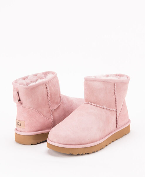 UGG Women Ankle Boots 1016222 CLASSIC MINI II, Pink Crystal 1